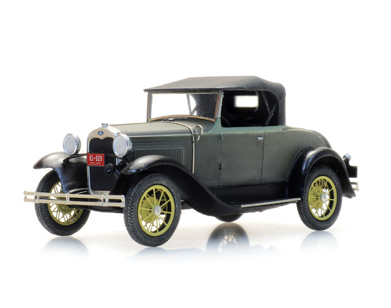 Ford Model A Roadster kap omhoog