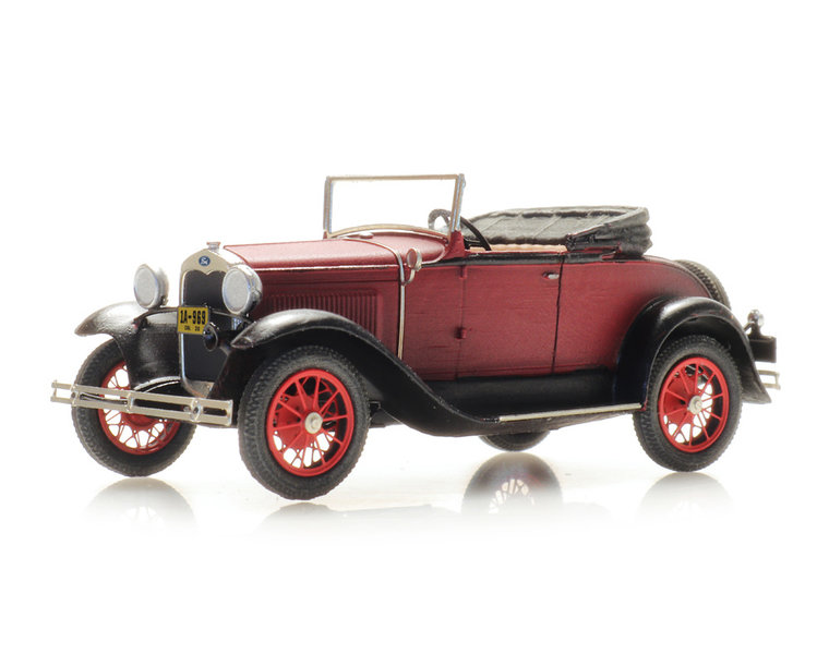 Ford Model A Roadster kap omlaag