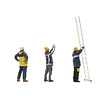 NS baanwerkers vanaf 1990 met ladder