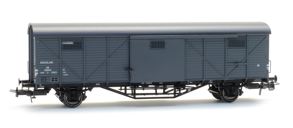 Hongaar CHHP 20863 gesloten kopwand grijs, donker dak, III