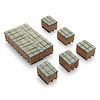 Cargo: bricks on pallets 70 x 23 mm