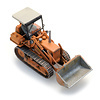 Hanomag K5 track loader open