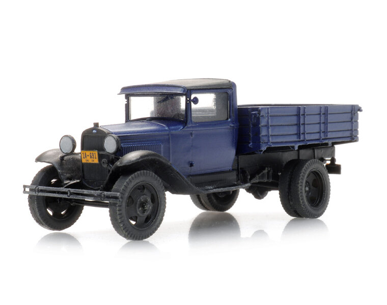 Ford Model AA open bed truck dark blue