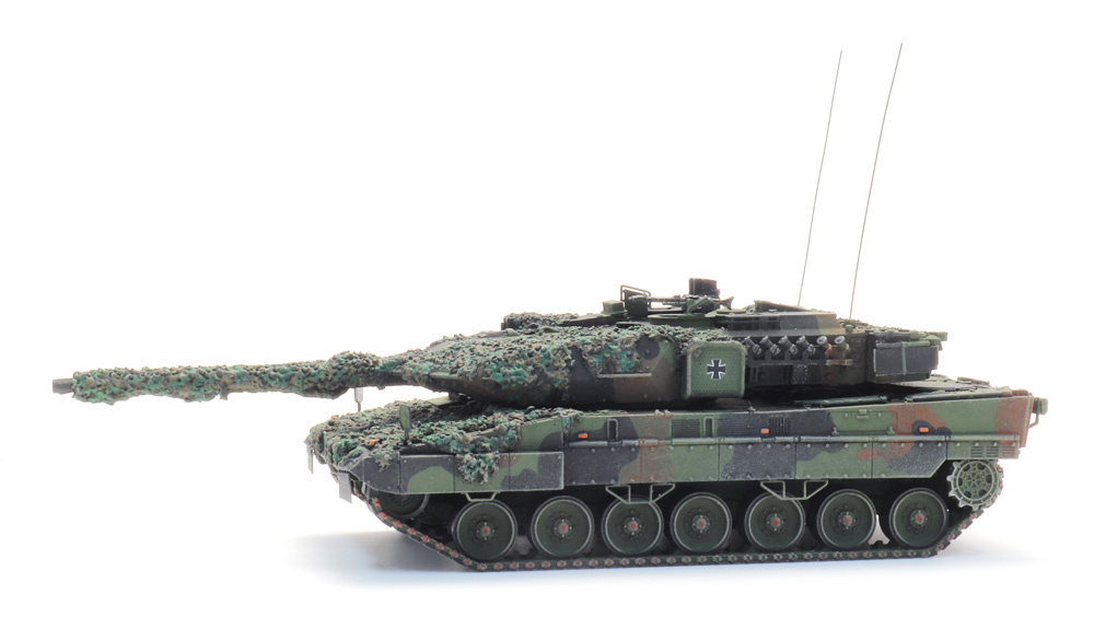 Bundeswehr Leopard 2A7V Flecktarnung Gefechtsklar