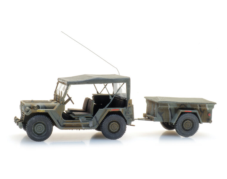 US M151 jeep + M416 trailer MERDC