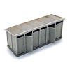 Dusche und Toilettenblock Campingplatz 1:87 Resinbausatz