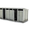 Dusche und Toilettenblock Campingplatz 1:87 Resinbausatz