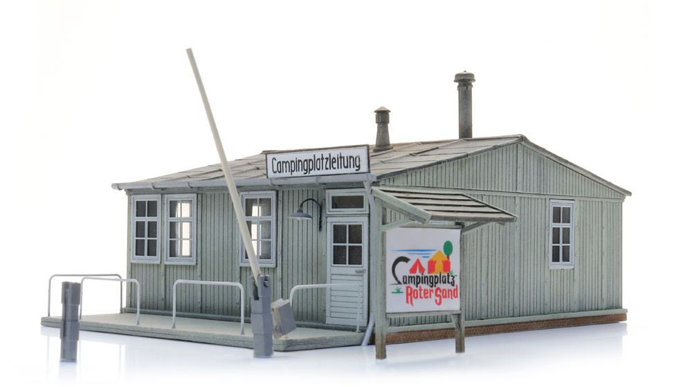 Rezeption und Café Campingplatz 1:87 Resinbausatz