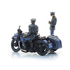 Reichspolizeimotorrad mit Beiwagen + 2 Figuren