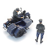 Dutch police motorcycle with sidecar + 2 figures