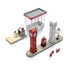 Tankstelle Esso-Standard 1:87 Resinbausatz