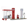 Tankstelle Esso-Standard 1:87 Resinbausatz