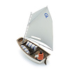 Zeilbootje Optimist + figuur