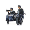 Police motorcycle with sidecar + 2 figures