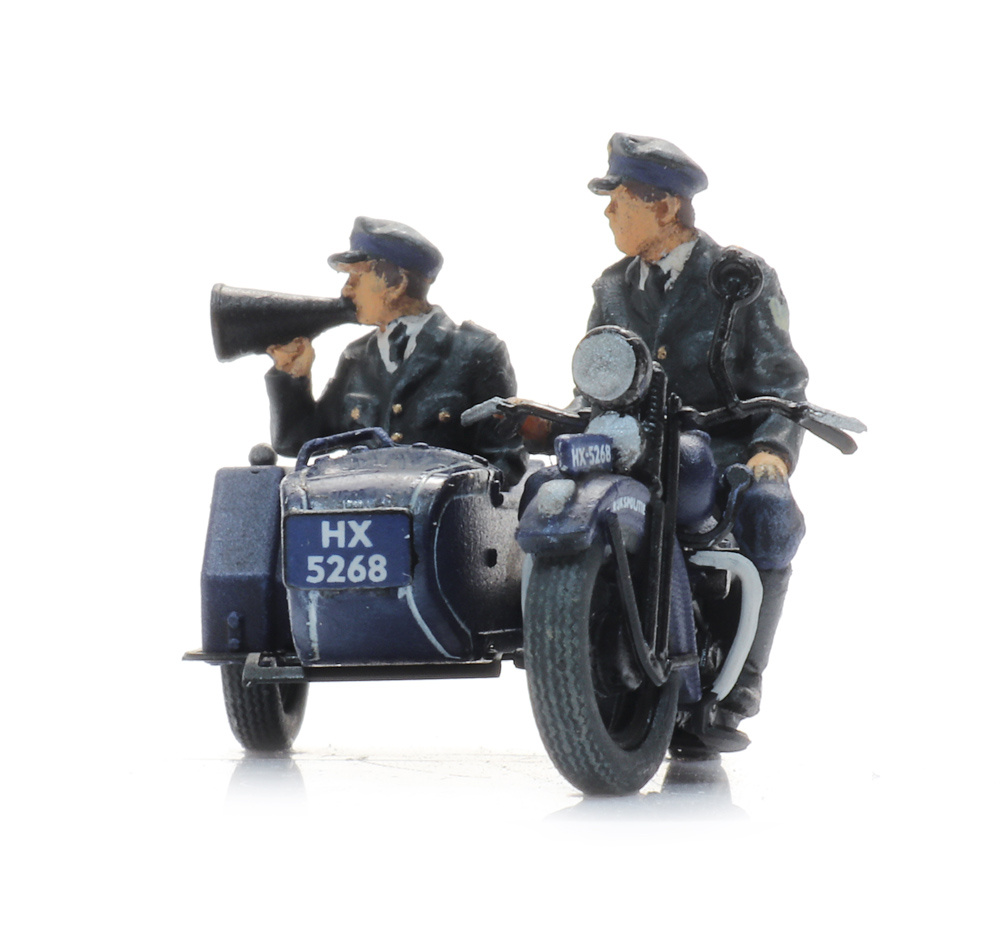Police motorcycle with sidecar + 2 figures - Artitecshop Police motorcycle with sidecar + 2 figures - Artitecshop