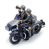 Police motorcycle with sidecar + 2 figures