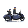 Police motorcycle with sidecar + 2 figures