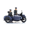 Reichspolizeimotorrad mit Beiwagen + 2 Figuren