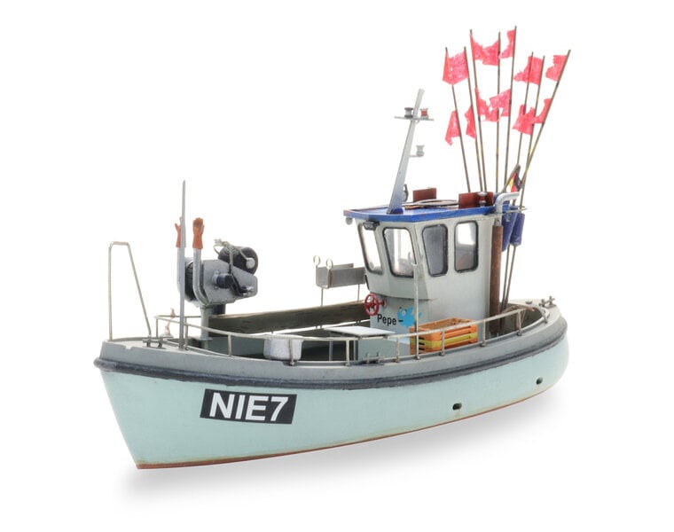 Small fishing boat, waterline