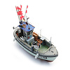 Small fishing boat, full hull