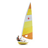 Zeilboot Laser varend + figuur