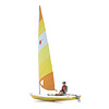 Sailing Boat Laser sailing + figure