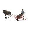 Mower bar with horse + figure