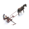 Mower bar with horse + figure