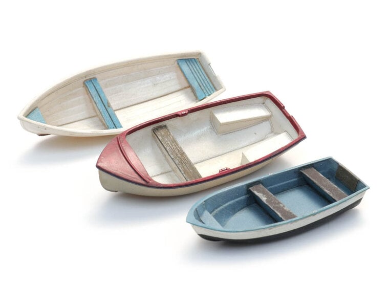 Polyester rowing boats (3x)