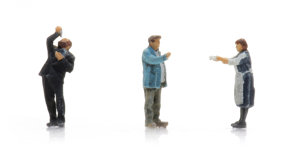 Herring fish shop figures