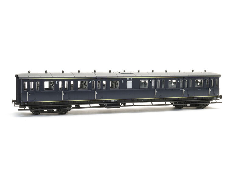 C12c B6417, blauw, grijs dak, 2e klasseborden hoog, 1954-66
