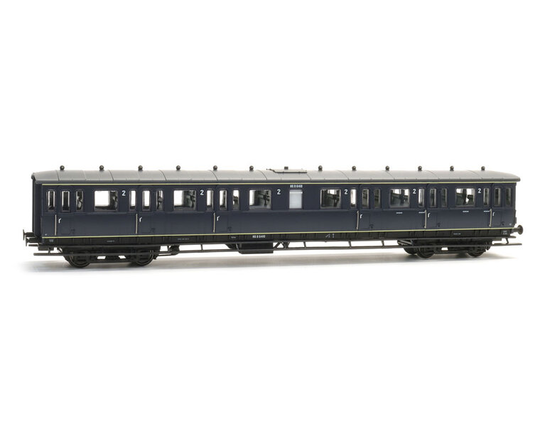 C12c B6410, blauw, grijs dak, 2e klasseborden hoog, 1954-66
