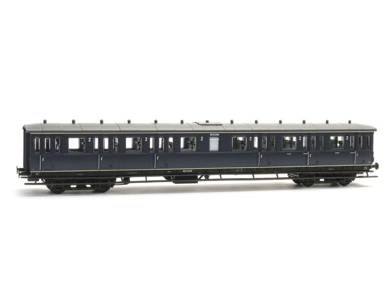 Dutch compartment coach C12c B6410 blue, 2nd class, 1956-66