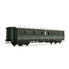 Dutch compartment coach C12c C6450 olive green, 3rd class, 1947