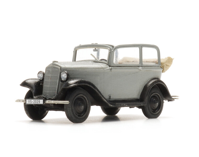 Opel P4 Dach offen, grau