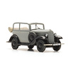 Opel P4 hood down, grey