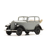 Opel P4 hood down, grey