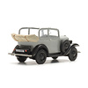 Opel P4 kap omlaag, grijs