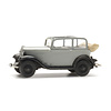 Opel P4 hood down, grey