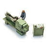 Metalworking lathe with figure