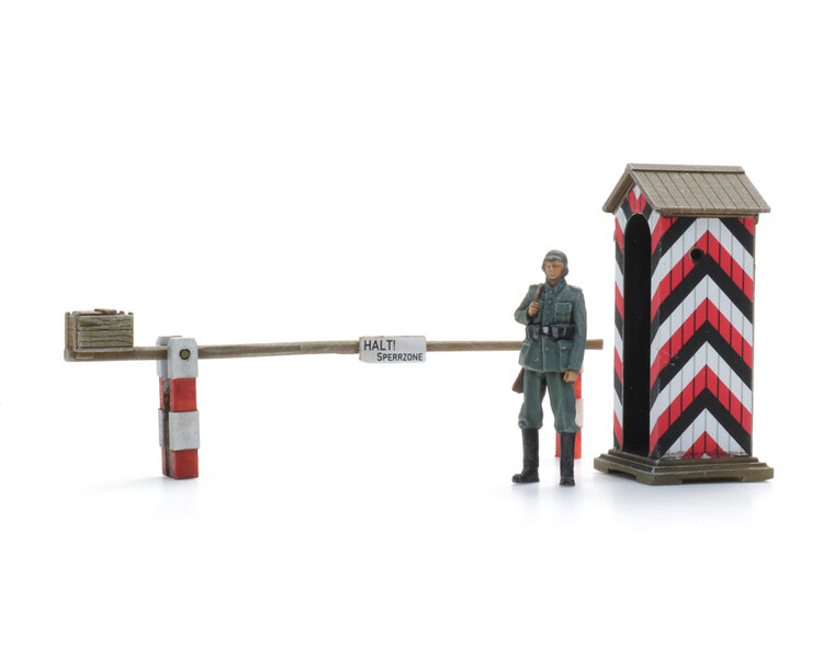 Wehrmacht Sentry box and sentry