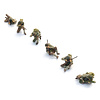 US Army D-day Infantry on beach