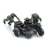 Wehrmacht Breakdown: Zündapp with side car + 2 figures