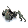Wehrmacht Breakdown: Zündapp with side car + 2 figures