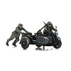 Wehrmacht Breakdown: Zündapp with side car + 2 figures