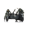 Wehrmacht Breakdown: Zündapp with side car + 2 figures