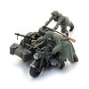 Wehrmacht Breakdown: Zündapp with side car + 2 figures