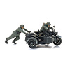 Wehrmacht Breakdown: Zündapp with side car + 2 figures