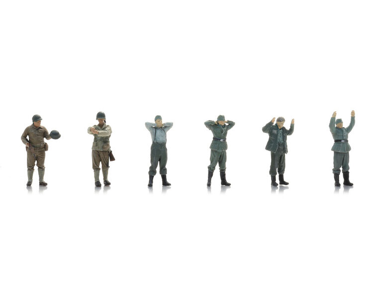Wehrmacht POWs + US Army Army guards