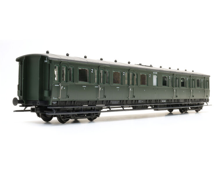 C12c C6460, groen, grijs dak, 2e klasseborden hoog